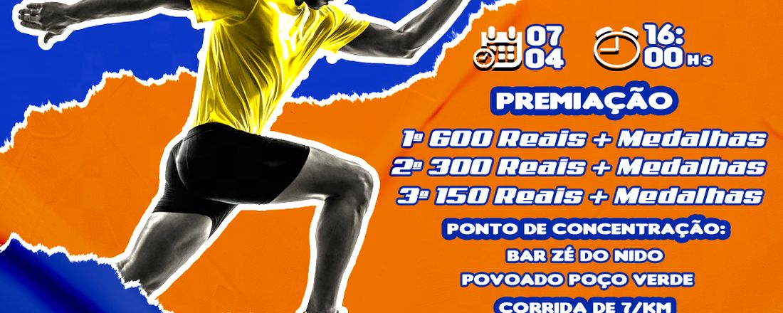 1°EDIÇÃO DE  CORRIDA POÇO VERDE