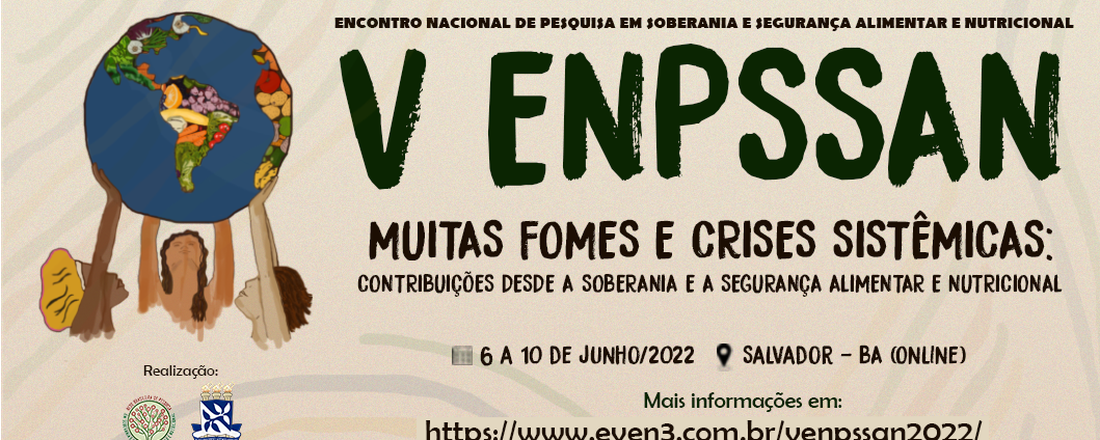 V Encontro Nacional de Pesquisa em Soberania e Segurança Alimentar e Nutricional