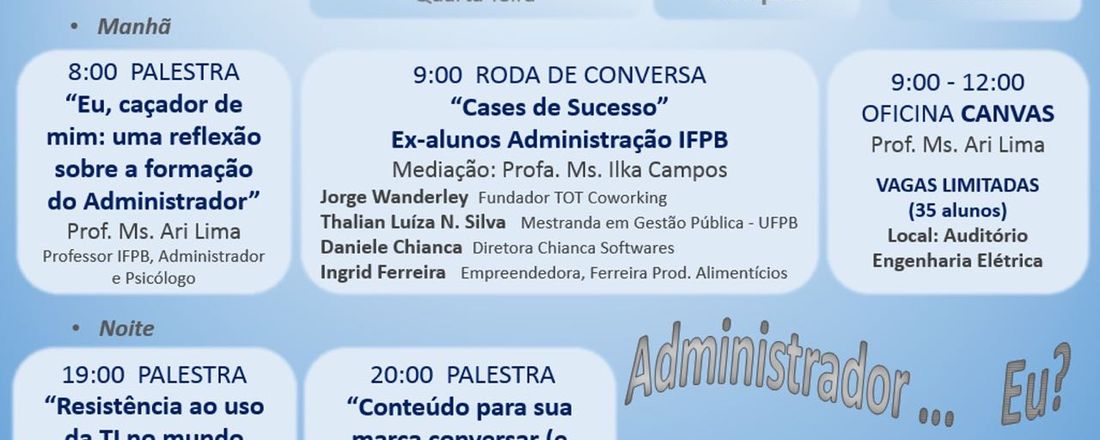 Dia do Administrador IFPB