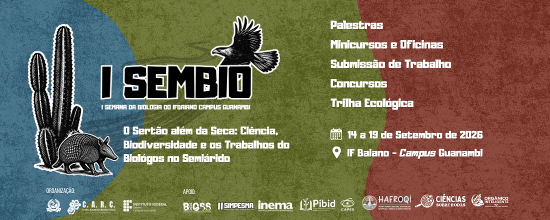 I SEMBIO - I Semana da Biologia do IF Baiano Campus Guanambi