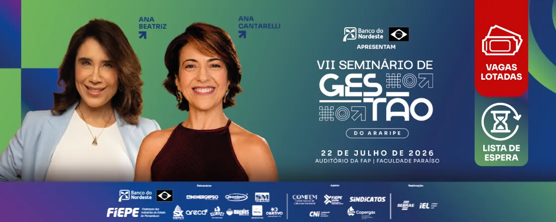 VII SEMINÁRIO DE GESTÃO DO ARARIPE