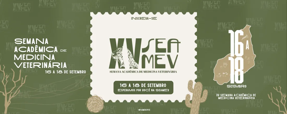 XV SEAMEV - SEMANA ACADÊMICA DE MEDICINA VETERINÁRIA
