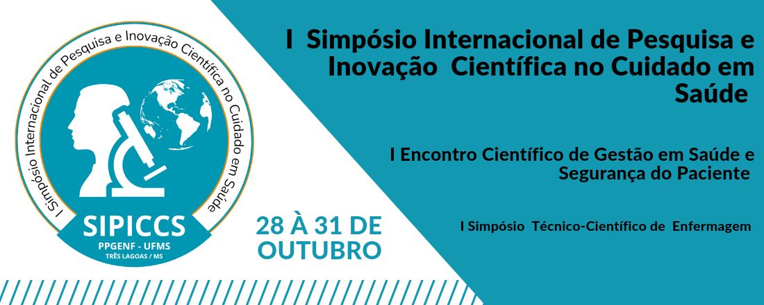 I Simpósio Internacional de Pesquisa e Inovação Científica no Cuidado em Saúde