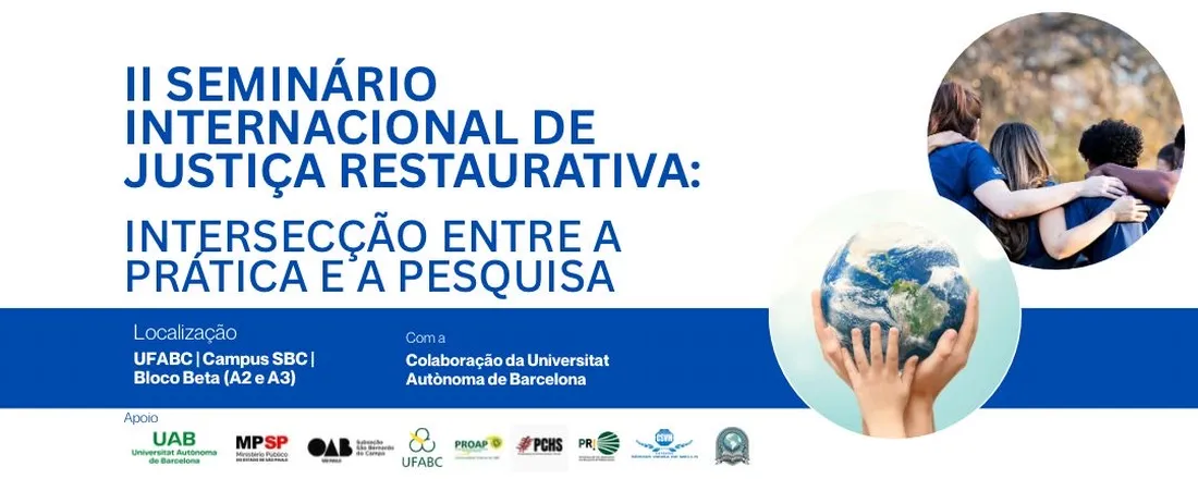 II Seminário Internacional de Justiça Restaurativa: Intersecção entre a prática e a pesquisa