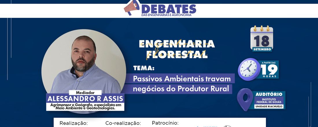 DEBATE DAS ENGENHARIAS E AGRONOMIA