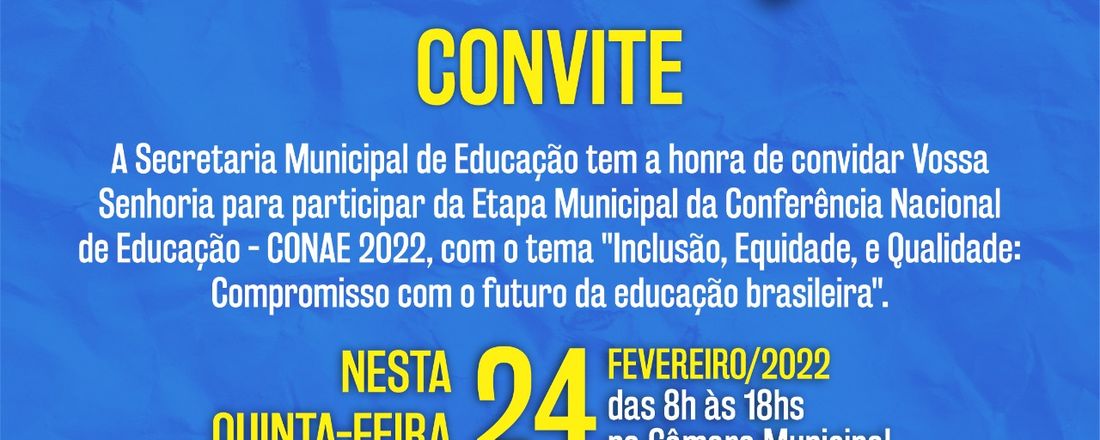 IV Conferência Municipal de Educação