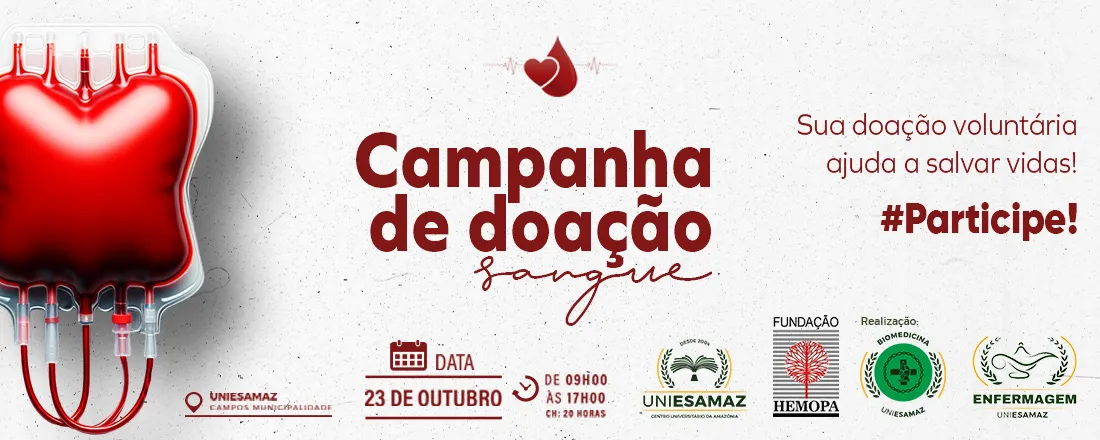 CAMPANHA DE DOAÇÃO DE SANGUE