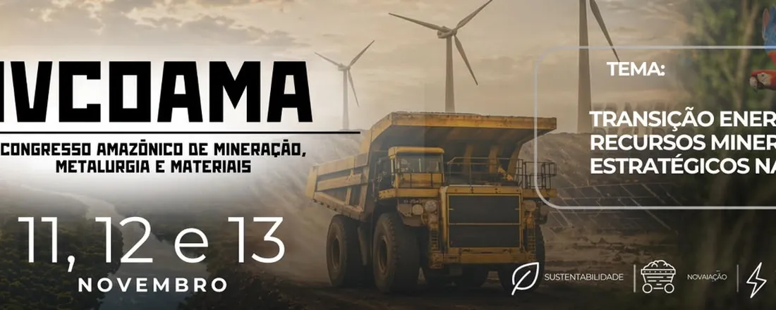 IV Congresso Amazônico de Mineração, Metalurgia e Materiais