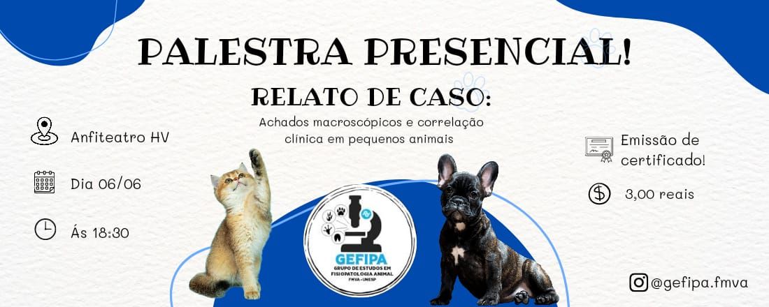 Relato de Caso: Achados macroscópicos e correlação clínica em pequenos animais