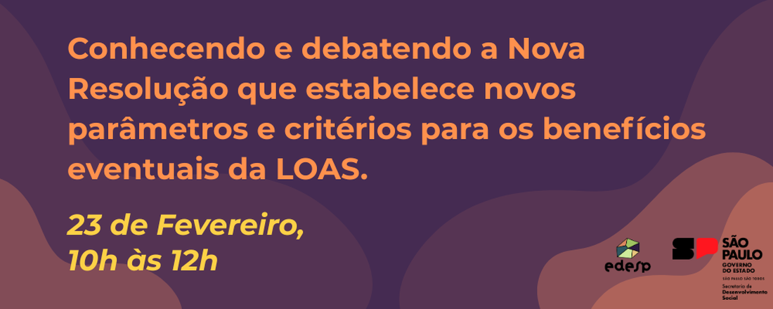Palestra - Nova Resolução para os Benefícios Eventuais da LOAS