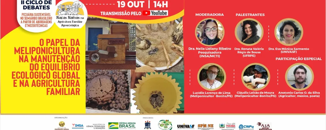 O papel da Meliponicultura na manutenção do equilíbrio ecológico global e na agricultura familiar