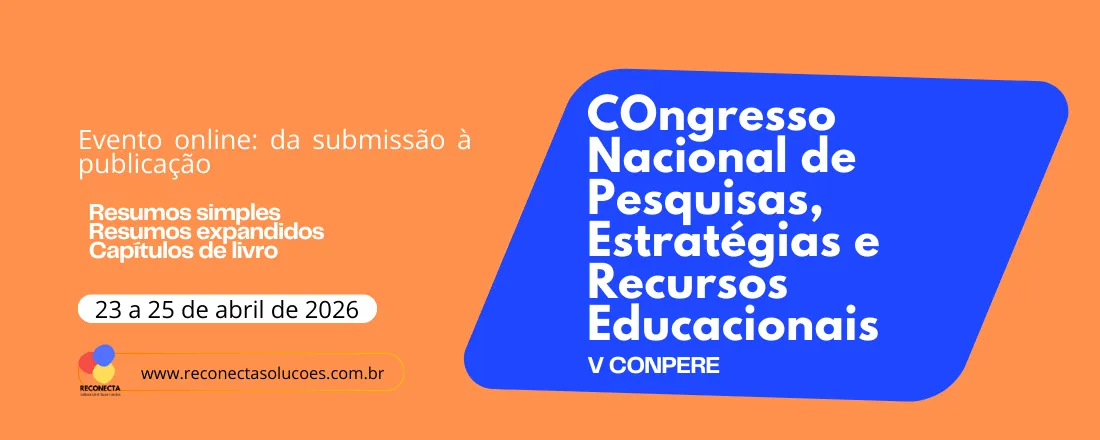 V Congresso Nacional de Pesquisas, Estratégias e Recursos Educacionais