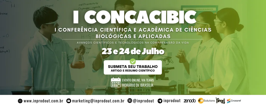 I CONFERÊNCIA CIENTÍFICA E ACADÊMICA DE CIÊNCIAS BIOLÓGICAS E APLICADAS (CONCACIBIC)