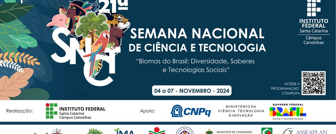 21° Semana Nacional de Ciencias e Tecnologias - Campus Canoinhas