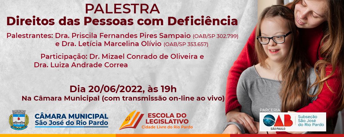 Palestra - Direitos das Pessoas com Deficiência