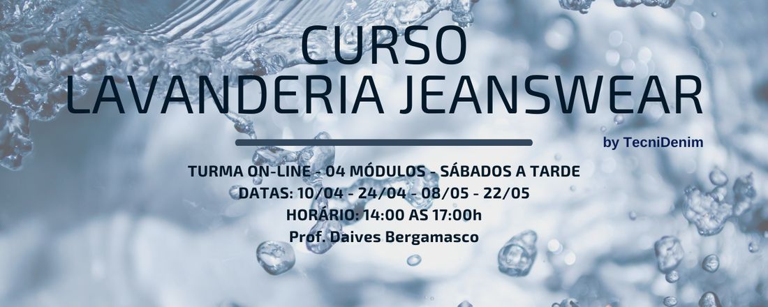 Curso de Lavanderia Jeanswear