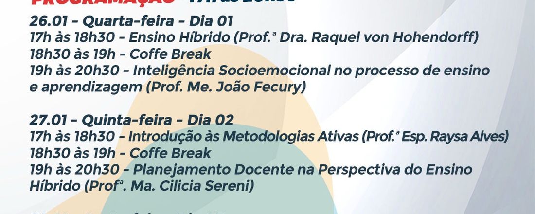 Semana de Capacitação Docente Integrada