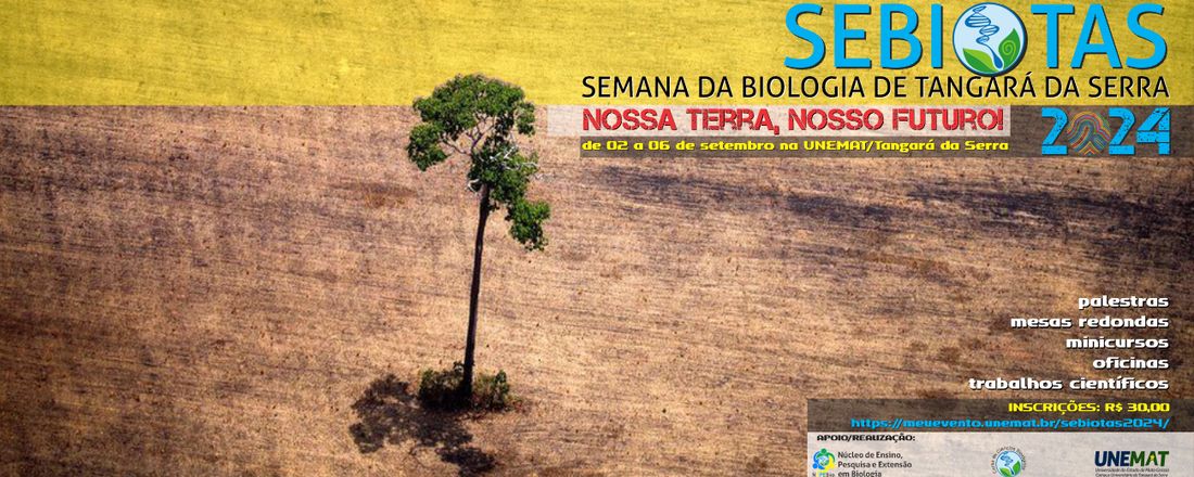 SEMANA DA BIOLOGIA DE TANGARÁ DA SERRA 2024