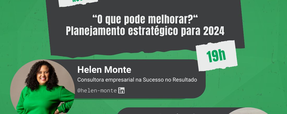 MeetUp Manguezal | "Preparação, Execução, Aprendizado!" Como você está se planejando para 2024?