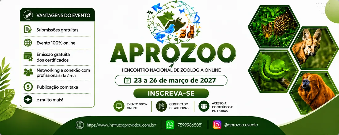 I Encontro Nacional De Zoologia Online (I APROZOO)