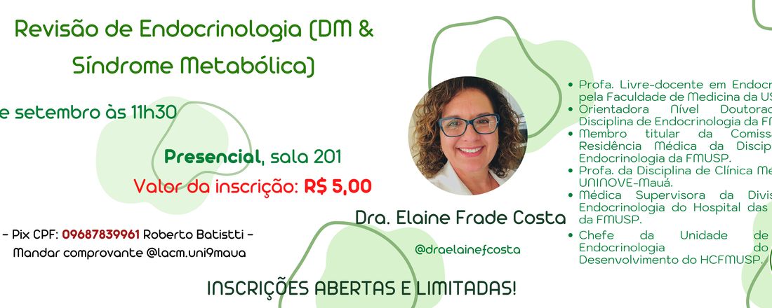 Revisão de endocrinologia