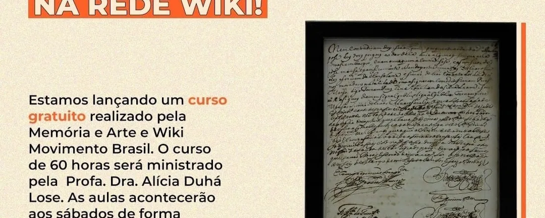 Mooc Paleografia na Rede Wiki