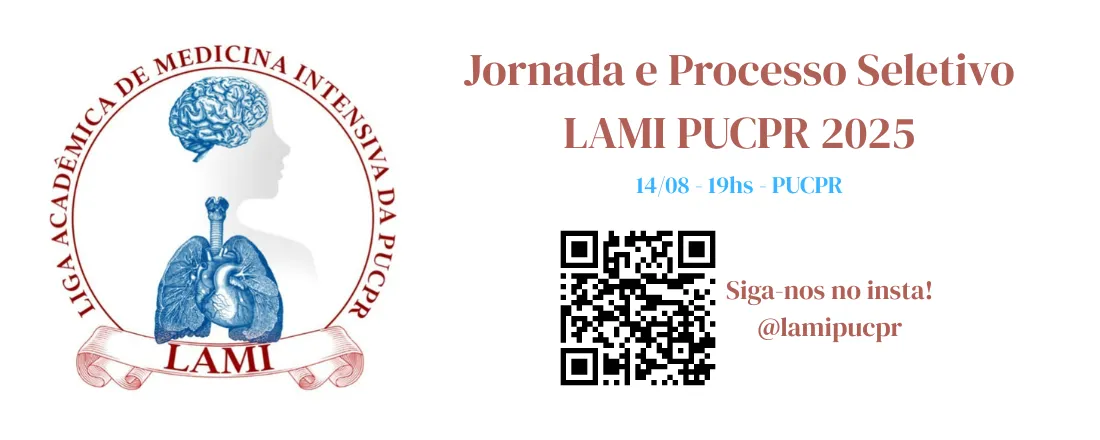 Jornada e Processo Seletivo da Liga Acadêmica de Medicina Intensiva da PUCPR