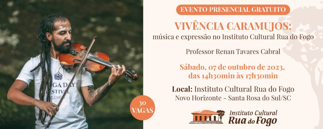 Vivência Caramujos: música e expressão no Instituto Cultural Rua do Fogo