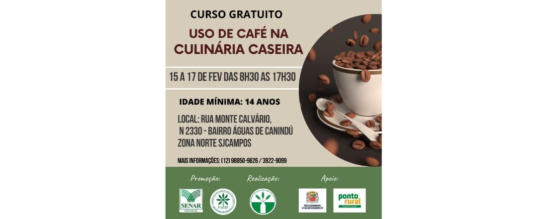 USO DE CAFÉ NA CULINÁRIA CASEIRA