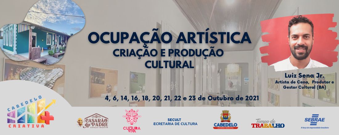 OCUPAÇÃO ARTÍSTICA - CRIAÇÃO E PRODUÇÃO CULTURAL