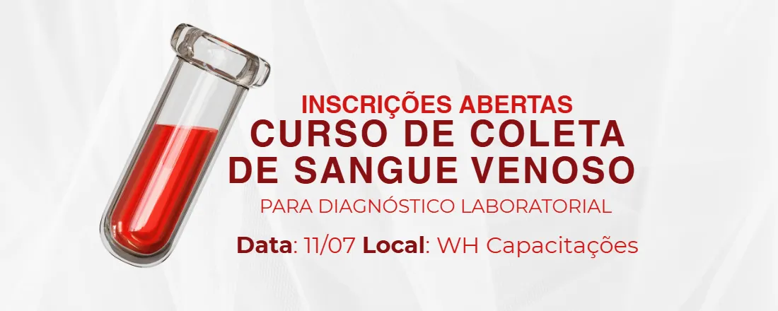 CURSO DE COLETA DE SANGUE VENOSO