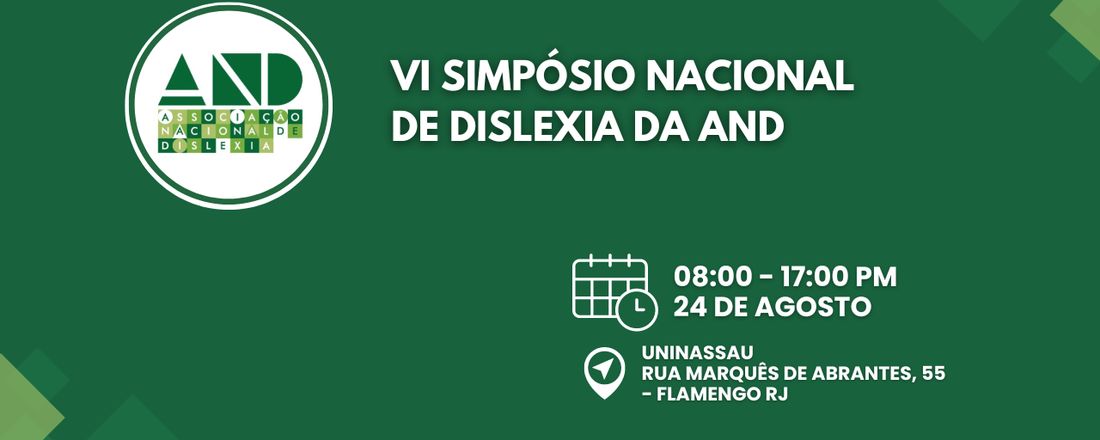 VI Simpósio da Associação Nacional de Dislexia