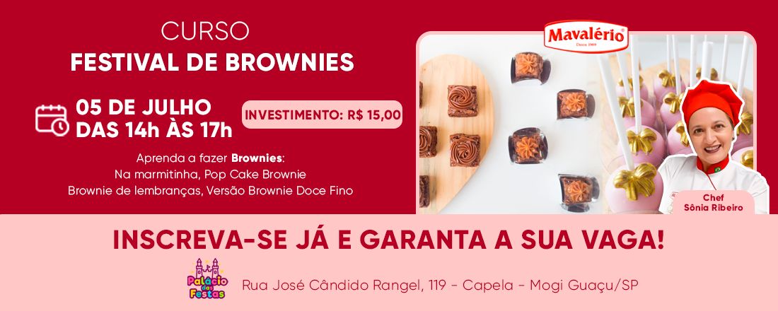 Curso - Festival de Brownies