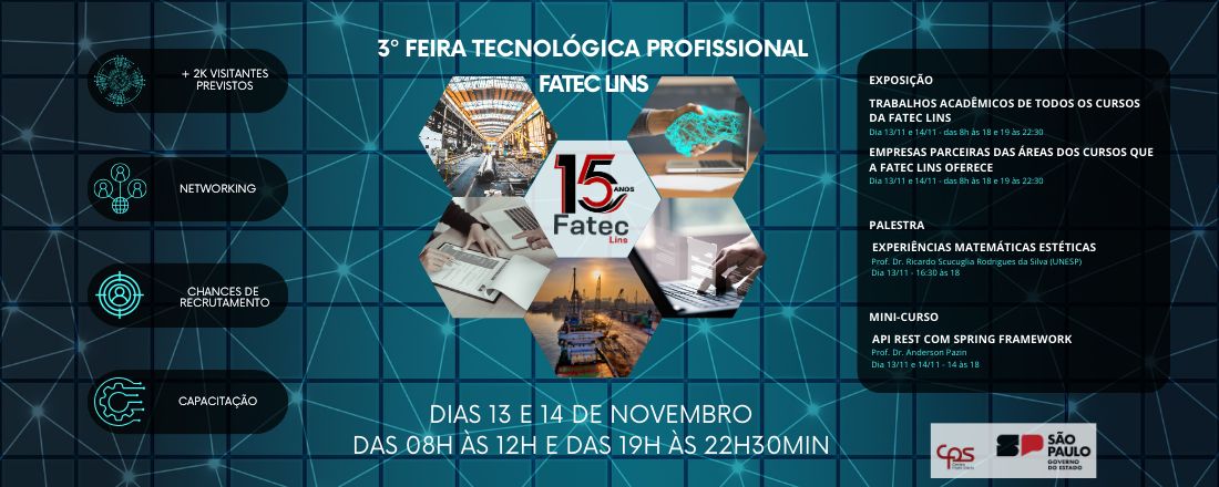 3° Semana Tecnológica e Profissional Fatec Lins