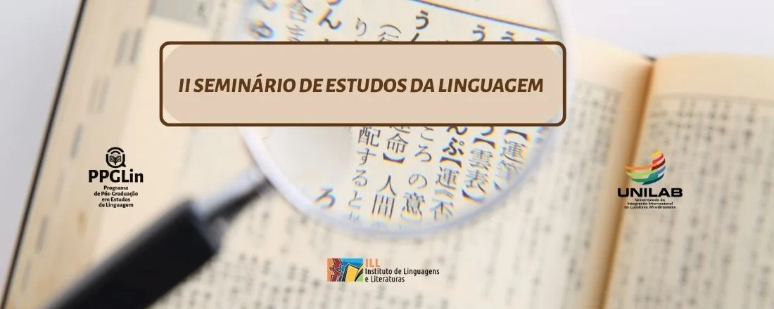 II SEMINÁRIO DE ESTUDOS DA LINGUAGEM