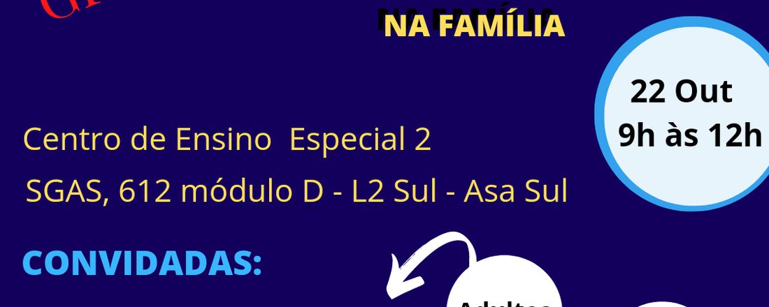 Oficina de Família  - Diagnóstico de Autismo