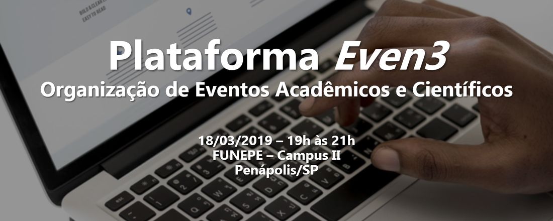 Plataforma Even3 - Organização de Eventos Acadêmicos e Científicos - FUNEPE