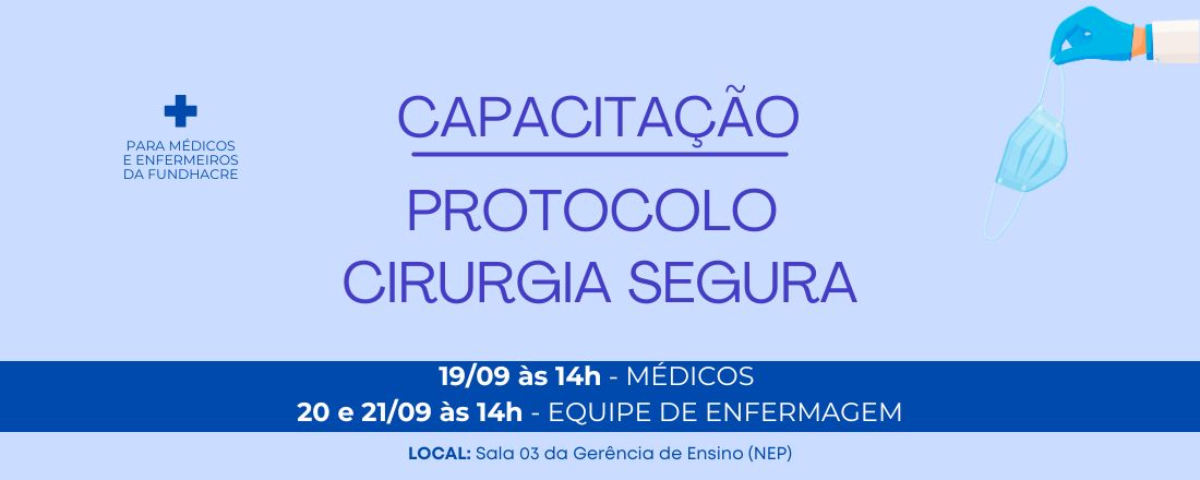 Capacitação Protocolo Cirurgia Segura