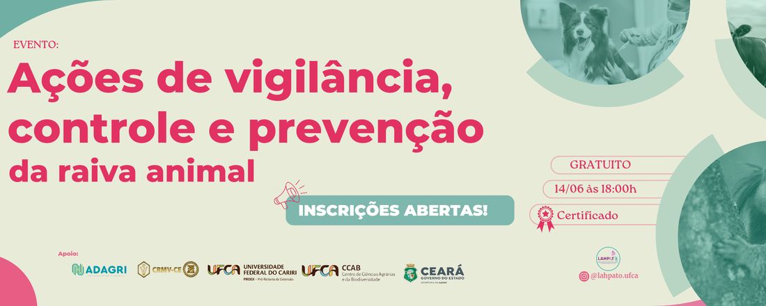 Ações de vigilância, controle e prevenção da raiva animal