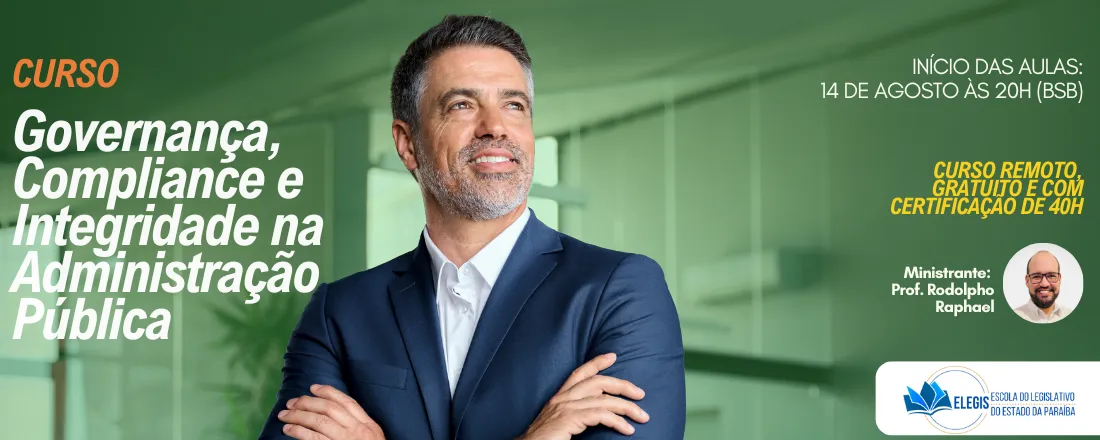 Curso de Governança, Compliance e Integridade na Administração Pública