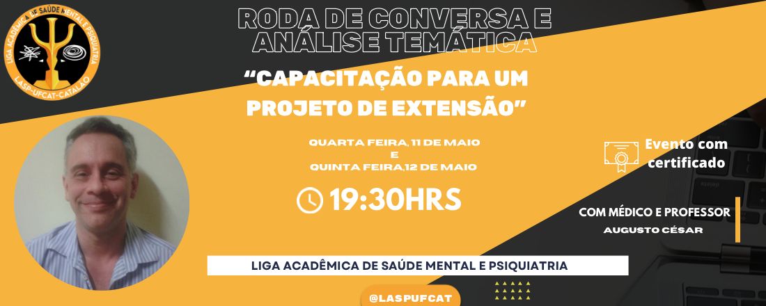 Capacitação para um projeto de extensão