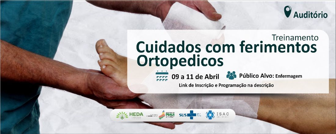 Treinamento - Cuidados com Feridas Ortopedicas