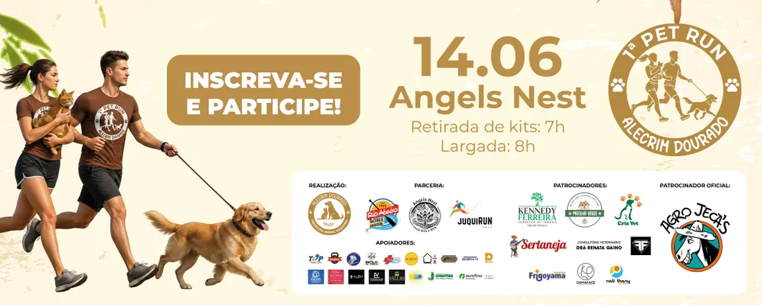 1ª Pet Run - Alecrim Dourado