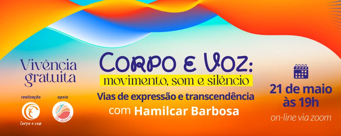 Corpo e Voz: movimento, som e silêncio com Hamilcar Barbosa