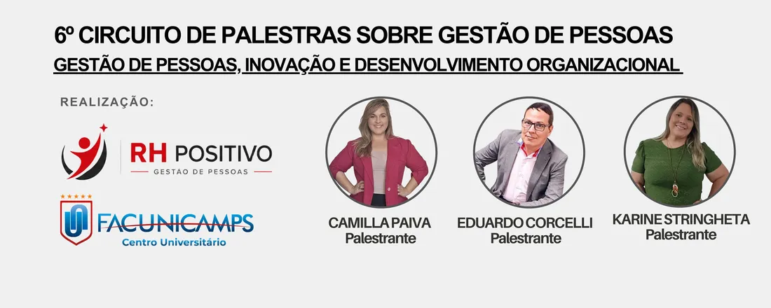 6º Circuito de Palestras sobre Gestão de Pessoas