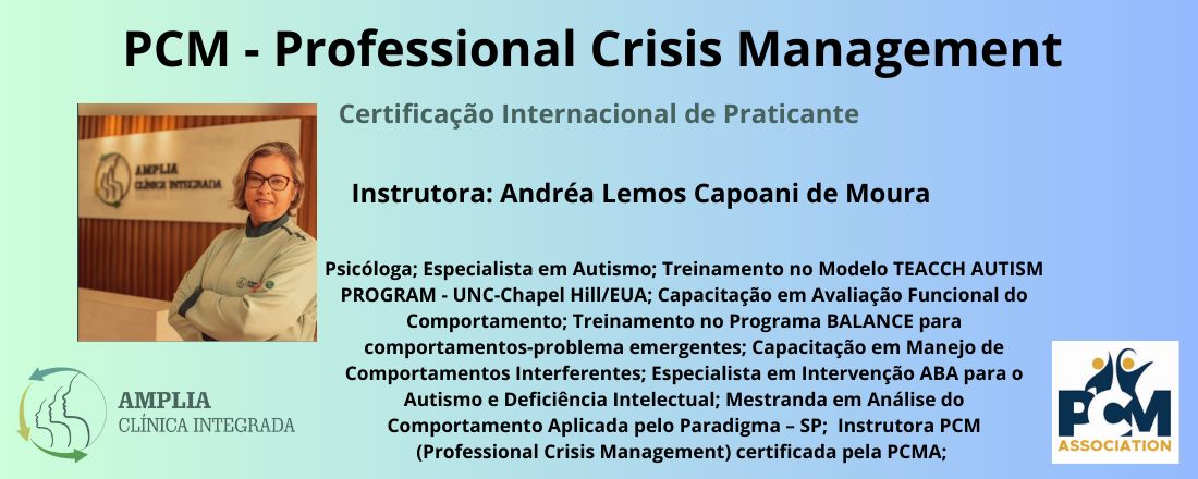 Formação em PCM - Sistema Profissional de Gerenciamento de Crises