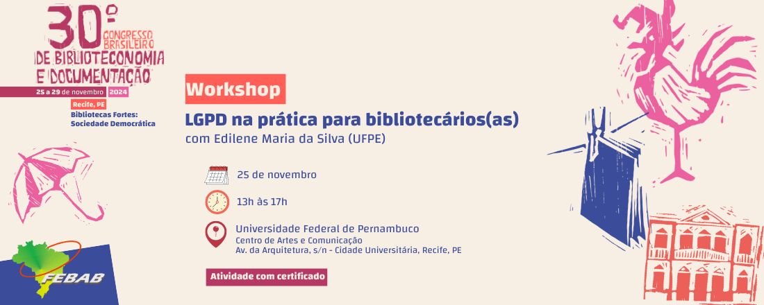 Workshop "LGPD na prática para bibliotecários(as)"