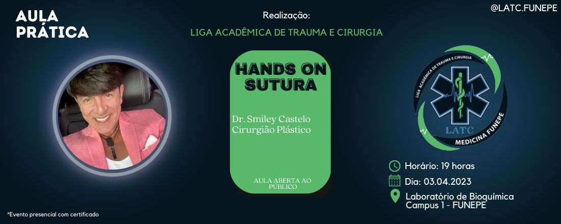 Hands-On Sutura com Dr Smiley Castelo Branco