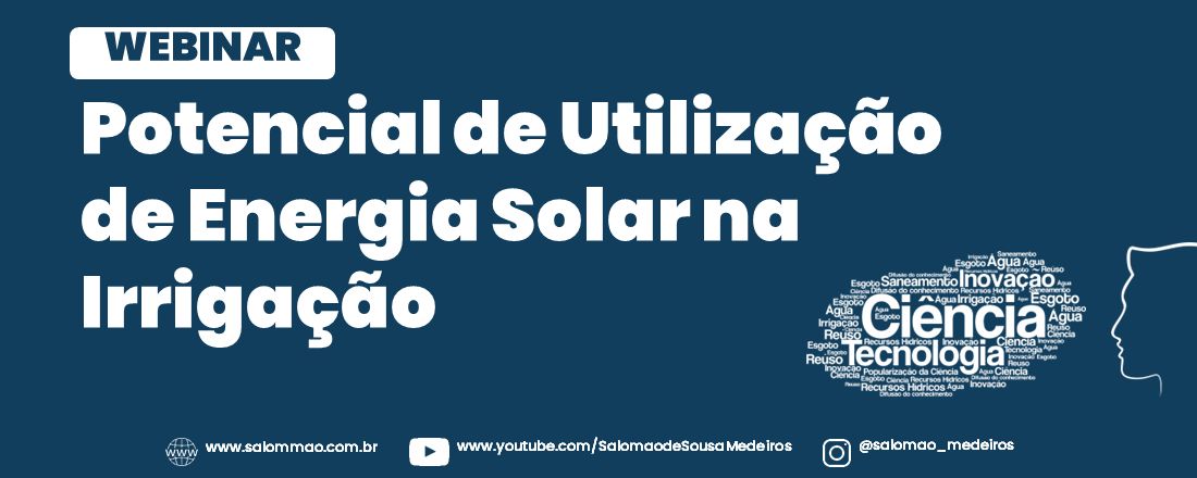 WEBINAR: Potencial de Utilização de Energia Solar na Irrigação