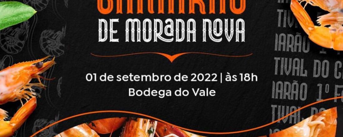 I Festival Gastronômico do Camarão de Morada Nova